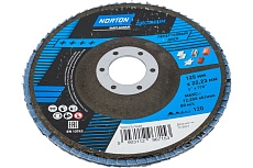Круг лепестковый конический 125 мм, Р120, цирконий NORTON 78072749686