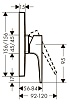 Смеситель для душа Hansgrohe Metropol 32565000