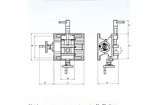 Тиски координатные ТЕХНОРЕАЛ QKF-JM100, 2х-осевые, 100 мм МА320300715