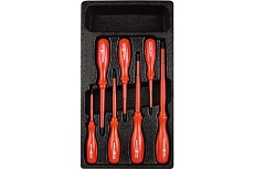 Набор диэлектрических отверток AmPro в ложементе, 7 предметов T32173