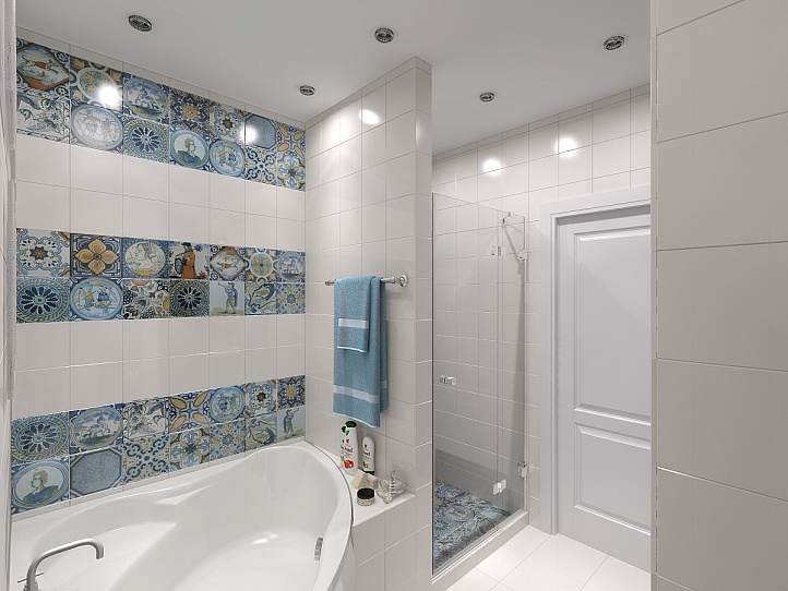 Индийское облако - утончённый дизайн ванной комнаты