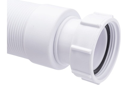 Гофрированная труба McAlpine раздвижная, L460-1000 х 50 мм, вход 1 1/2", В, выход D=40/50 мм MRMF2