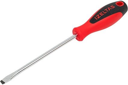 Отвертка с прямым шлицем 6х125мм IZELTAS ERGONOMIK 4350176125