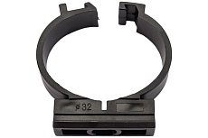 Держатель с фиксатором для труб Greenel D32 мм, черный, 40 шт. GE50183-05