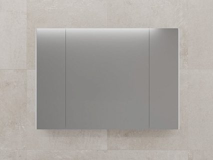 Зеркальный шкаф Style Line Лима 100x70 см белый матовый ЛС-00002342