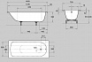 Стальная ванна Kaldewei Eurowa 309 140x70 см, арт. 119512030001