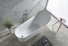 Ванна из искусственного камня Timo Kirsti KIRSTI1785R 178x76 см белый матовый
