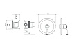 Смеситель для душа Aquatek Классик AQ1566MB черный матовый