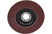 Круг лепестковый торцевой КЛТ1 прямой 125x22 мм, P100, 10 шт MOSTEK 3312510