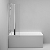 Шторка для ванны Am.Pm Gem W90BS-D3W5-140CT 80x140 стекло прозрачное, хром