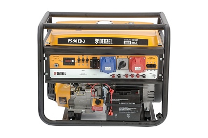 Бензиновый генератор Denzel PS 90 ED-3, 9,0кВт 946944