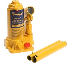 Бутылочный гидравлический домкрат Тундра второй клапан, подъем/подхват: 278/148 мм, 2 т 9422636