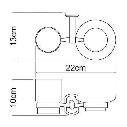 Держатель для стакана WasserKRAFT Oder K-3026