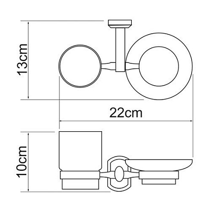 Держатель для стакана WasserKRAFT Oder K-3026