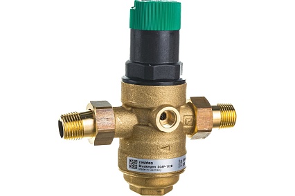Клапан понижения давления на горячую воду Honeywell диапазон регулировки 1.5-6 атм D06F-1/2"B