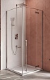 Душевой уголок Cezares Liner 90x90 прозрачный, хром LINER-A-1-90-C-Cr-R