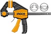 Быстрозажимная струбцина Ingco 63х150 мм HQBC01601