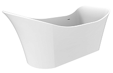 Ванна из искусственного камня Timo Juta JUTA1815 181x82 см белый матовый
