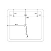 Зеркало Iddis Esper 80x70 см с подсветкой ESP8000i98