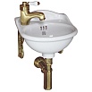 Раковина Migliore Milady 32 см ML.MLD-25.742S.BI отверстие слева