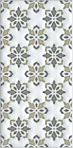 Декор Kerama Marazzi Клемансо орнамент 7.4х15 см, STG\A619\16000