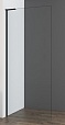 Душевая перегородка Vincea Walk-In VSW-7HA900CLB 90x200 черный матовый, прозрачное