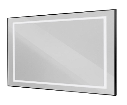Зеркало BelBagno SPC-KRAFT-1400-800-SENS-NERO 140x80 см сенсорный выключатель, черный