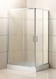 Душевой уголок BelBagno UNO-195-AH-2-100/80-P-Cr 100x80 рифленый