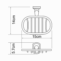 Мыльница WasserKRAFT Oder K-3069