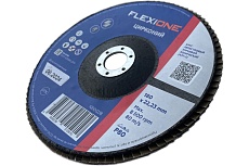 Круг лепестковый конический Flexione Цирконий 180x22мм, Р80 10000238