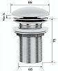 Донный клапан Gid WH100 белый без перелива