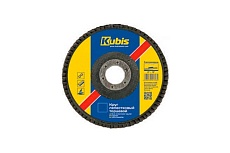 Круг лепестковый торцевой конический 125x22 мм, Т29, Р40 KUBIS 07-00-2904