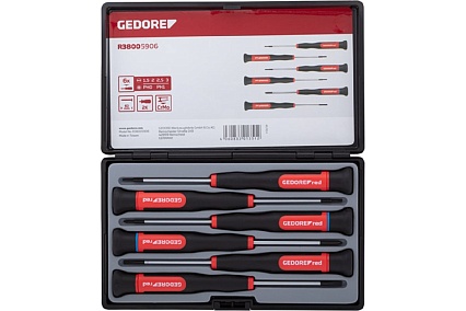 Набор электротехнических отверток GEDORE RED PH+SL, 6шт 3301351