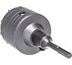 Коронка в сборе по бетону (80 мм; М22) Vertextools 222-0080