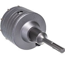 Коронка в сборе по бетону (80 мм; М22) Vertextools 222-0080