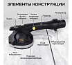Виброприсоска для укладки плитки Technicom аккумуляторная, 12В, 1500 мАч, 6 скоростей, чаша TC-P007