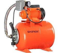 Станция водоснабжения автоматическая SKIPER WS50 (500 Вт, 2200 л/ч, 24 л, чугун) 00-00009282