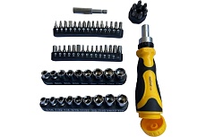 Реверсивная отвертка NIKONA с набором бит и головок SAE и metric 56 предметов 29-357