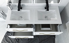 Мебель для ванной Cezares Tiffany 120 см Bianco Opaco