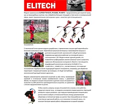 Триммер бензиновый Elitech ТБ 4317С (E1602.018.00) 205467
