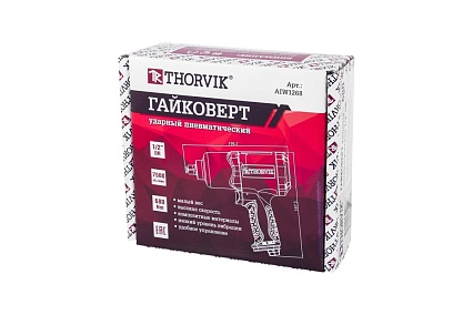 Пневматический ударный гайковерт Thorvik AIW1268 1/2"DR 52198
