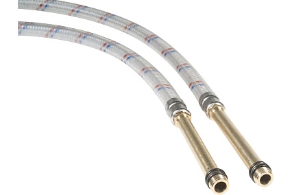 Гибкая подводка для смесителей ЦС штуцер 106/100 мм, 1/2”хM10 L-80 см, пакет, уп. пара ГП002274