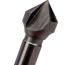Зенкер конический 3-х канавочный (10х46 мм; хвостовик 6 мм; HSS) Bucovice Tools 741100