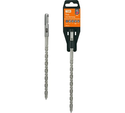 Бур по бетону Рубин (8×210×100 мм, SDS-Plus, 2 резца) TDM ELECTRIC SQ1094-0106