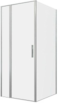 Душевой уголок Allen Brau Priority 90x100 3.31026.BA + 3.31047.BA, прозрачный, серебро браш