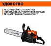 Бензопила Hanakawa H932 (MS180) цепь и шина Stihl 14" 3/8" Picco 1.1 мм 932H-Sк
