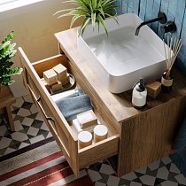 Мебель для ванной Aqwella Craft 60 см дуб балтийский