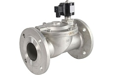 Электромагнитный клапан DN.ru соленоидный двухходовой VSF-601E-PU-NC Ду80 Ру8 24В DC D130-01050