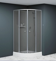 Душевая кабина RGW Andaman AN-208 80x80 см тонированное, профиль хром сатин