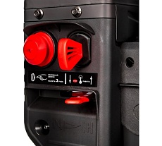 Бензиновый снегоуборщик DDE ST7066LE SnowEngine 7,0 л.с, ширина 66 см, скор. +6/-2, колеса 16, управление на панели, электрический старт, фара 798-492
